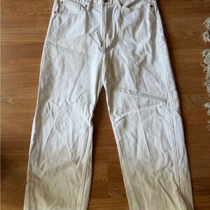 Women's White Flare & Wide Leg Jeans